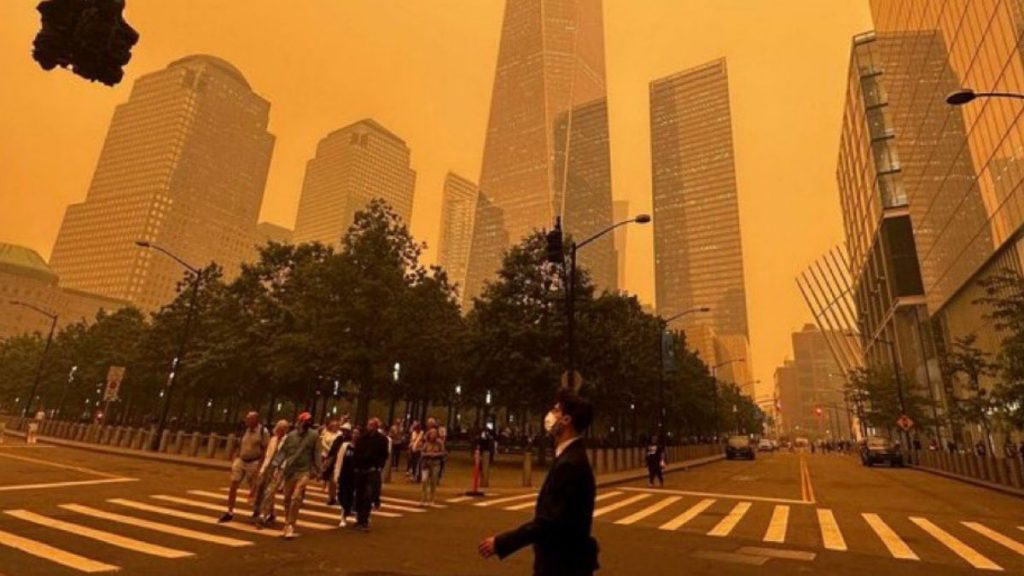 Nueva York incendios Canadá