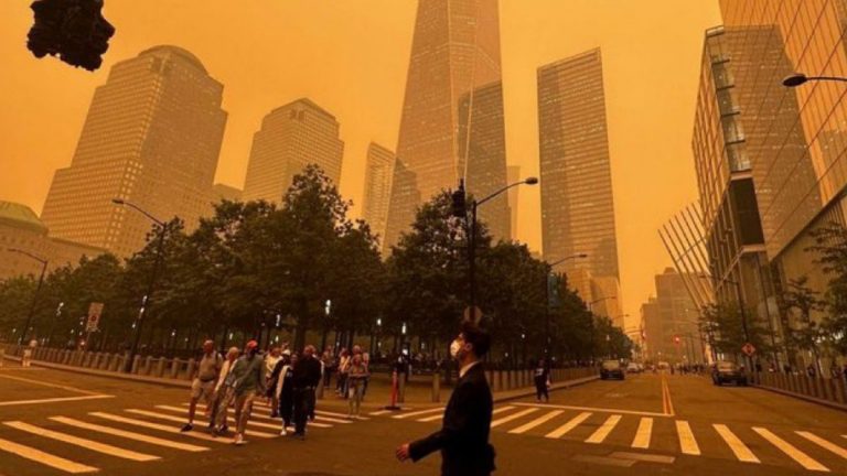 Nueva York incendios Canadá