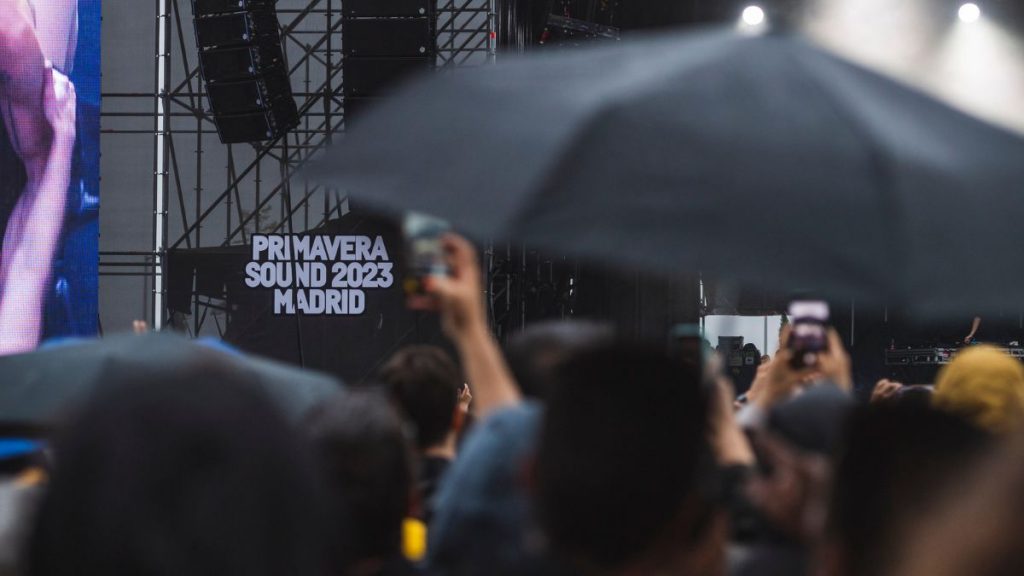 Primavera sound imágenes lluvia