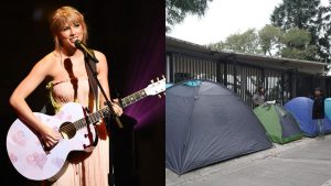 Taylor Swift fans acampando