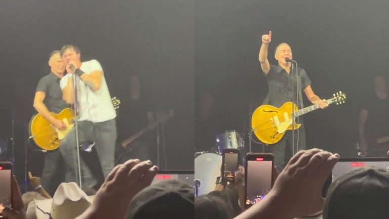 Bryan Adams fan invade el escenario viral