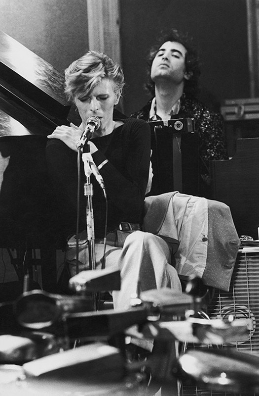 David Bowie y Mike Garson