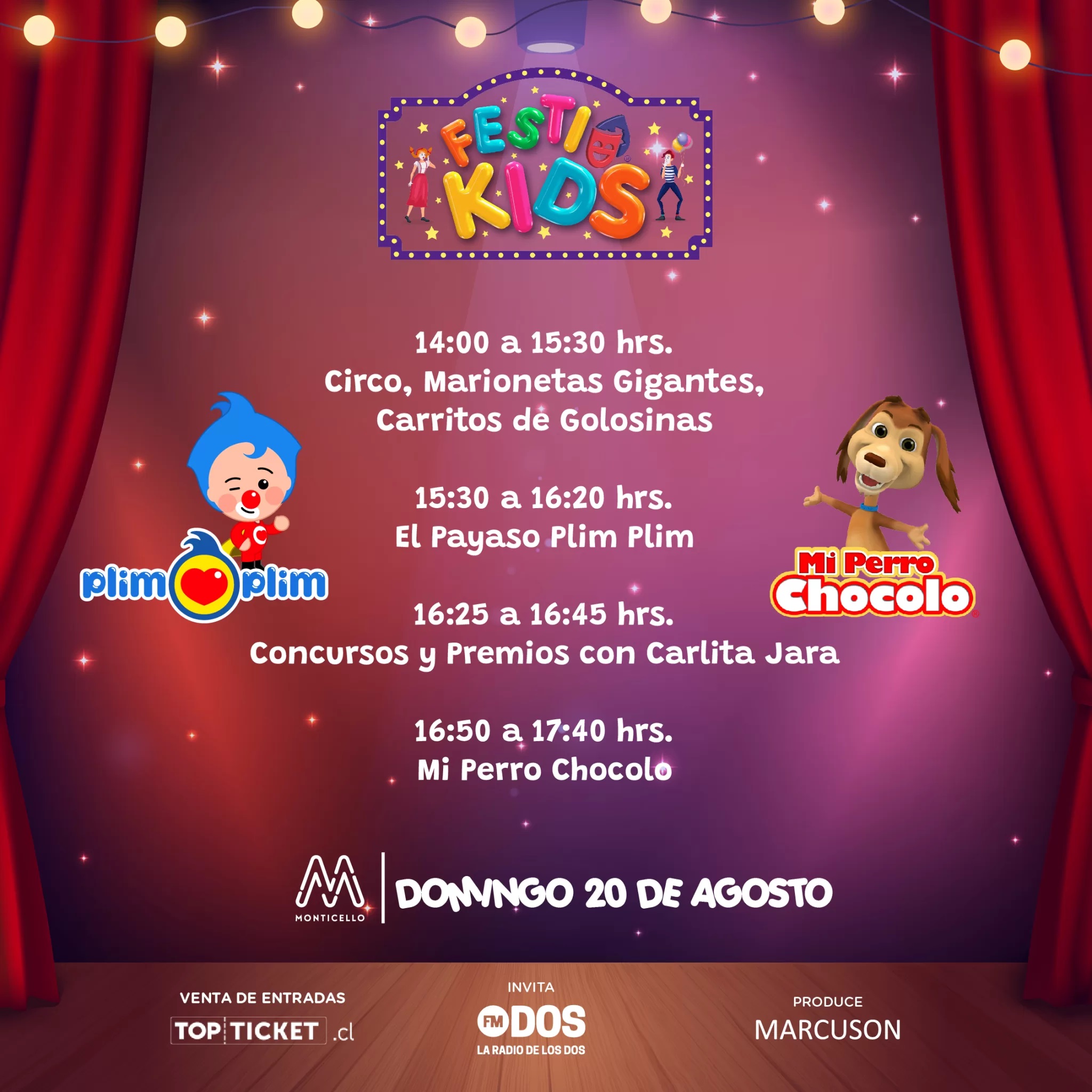 Horarios Festikids 2023