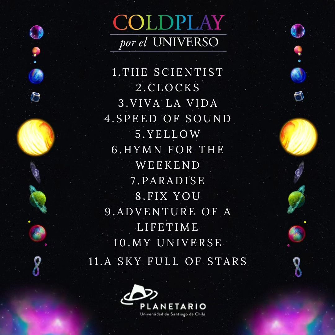 Coldplay por el Universo