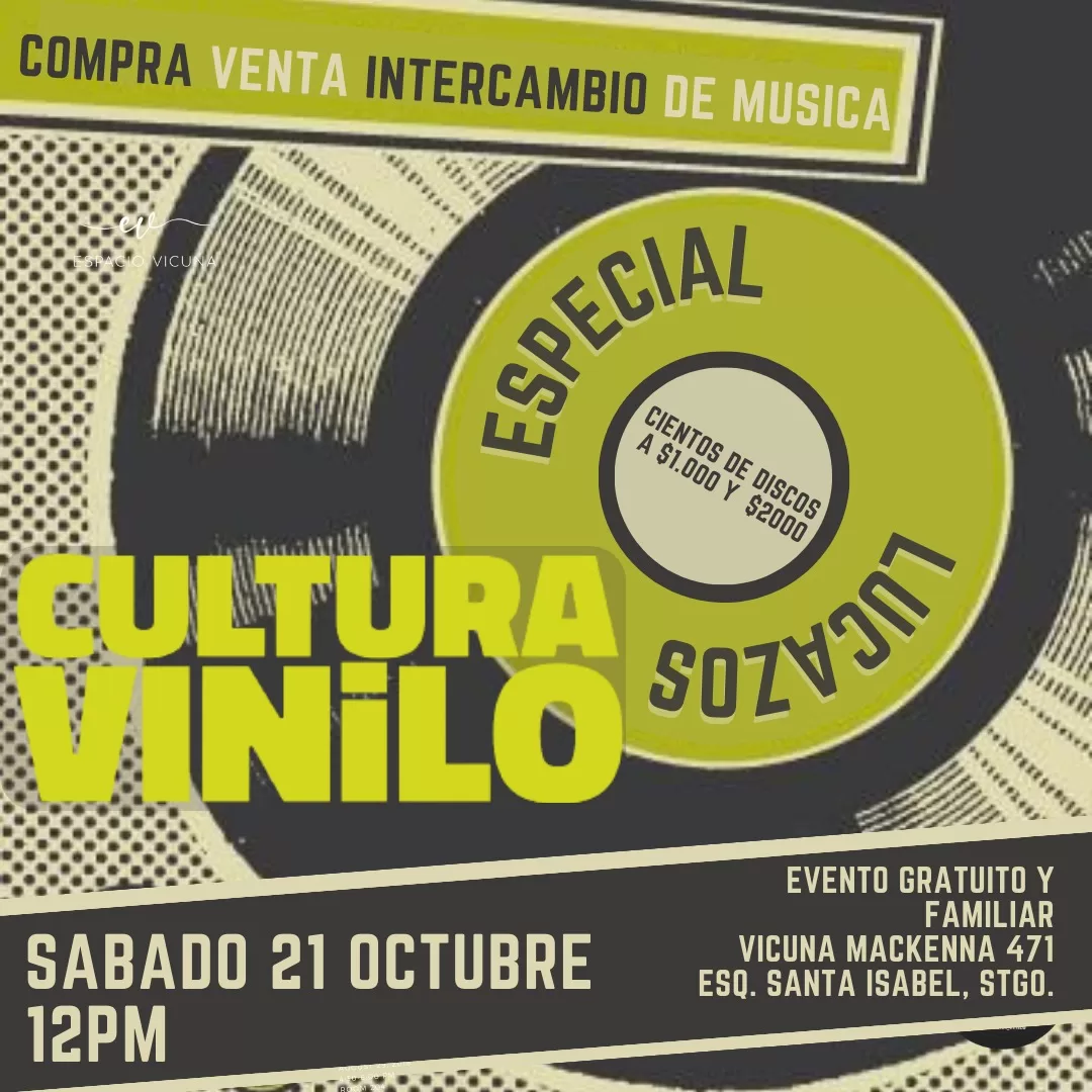 Afiche Cultura Vinilo