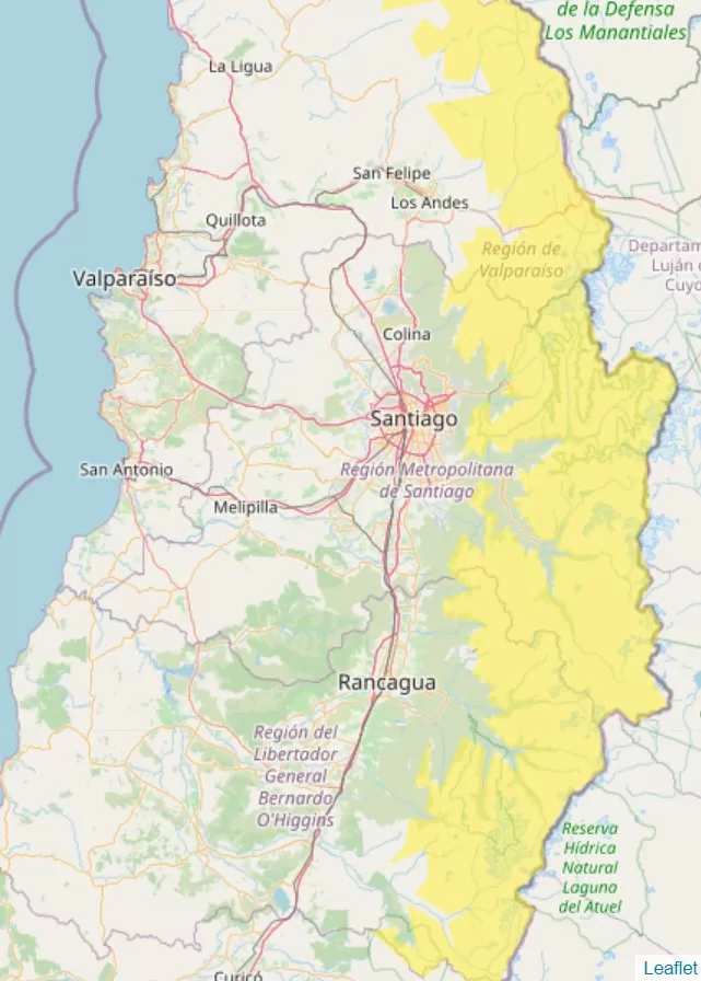 Alerta Meteorológica Valparaíso, Santiago, Rancagua