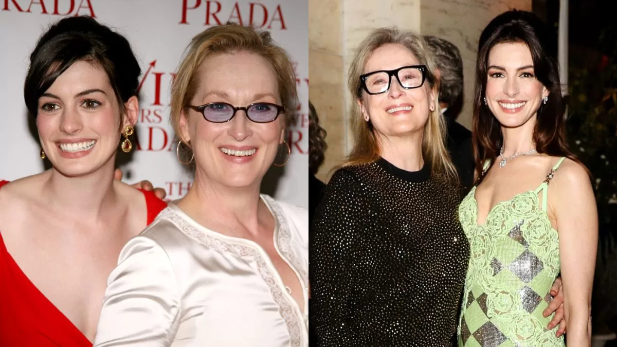 Anne Hathaway y Meryl Streep