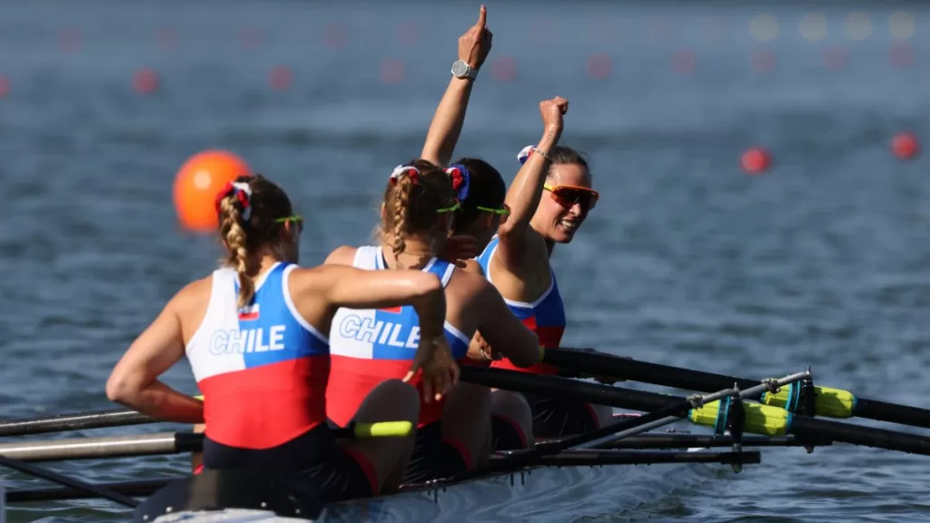 Team Chile remo medalla de oro