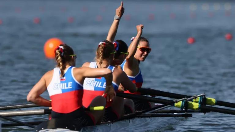 Team Chile remo medalla de oro