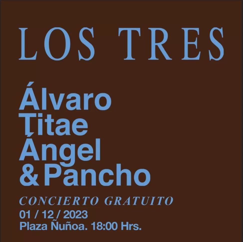 Concierto gratuito de Los Tres