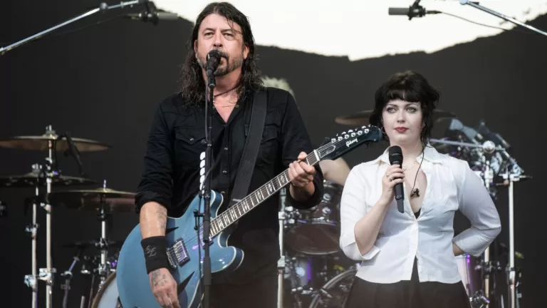 Dave Grohl y Violet Grohl