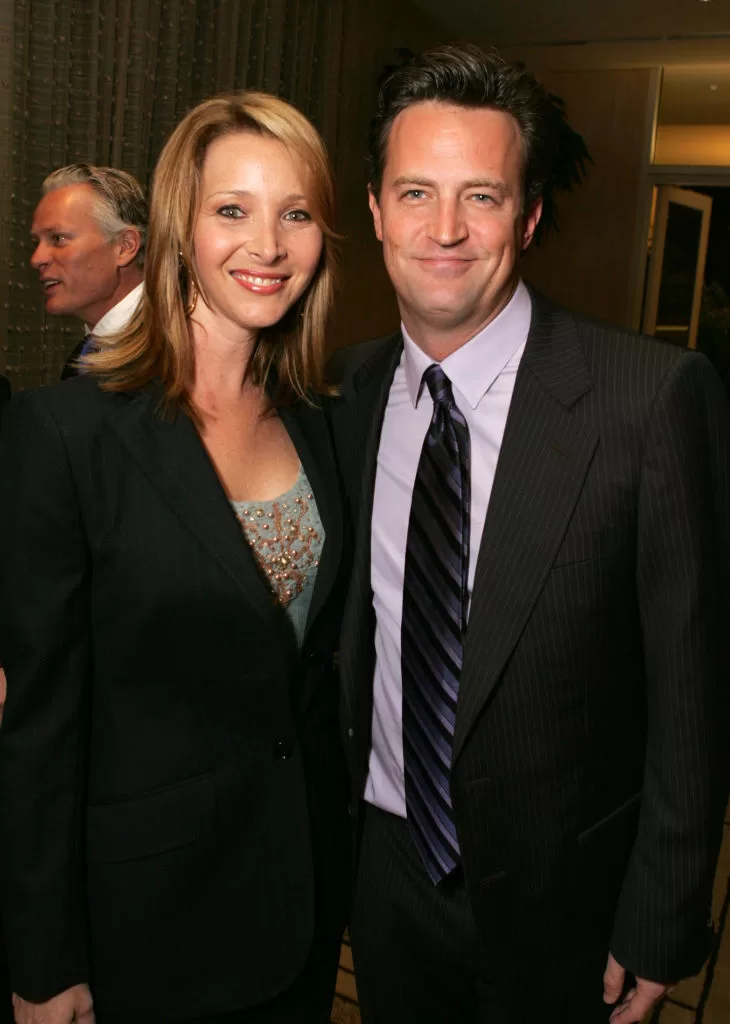 Lisa Kudrow y Matthew Perry en 2005. Foto: Getty Images.