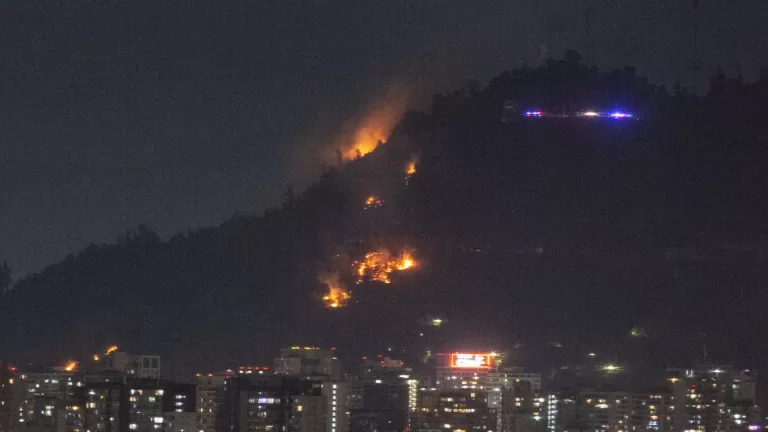 Incendio Cerro San Cristóbal