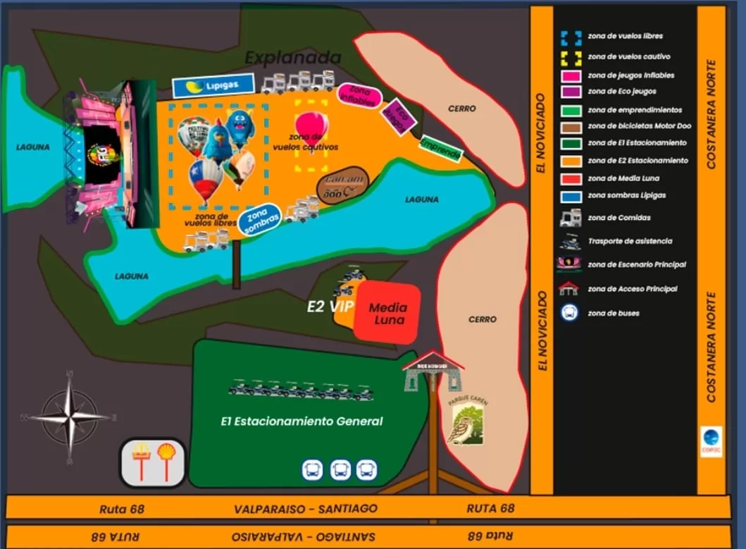 Festival de Globos Aerostáticos en Santiago