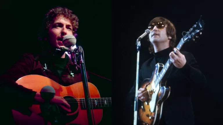 Bob Dylan John Lennon The beatles
