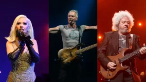 Christina Aguiler, Sting, TOTO Getty Images