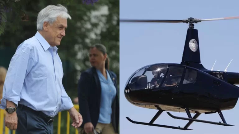 Sebastián Piñera helicóptero