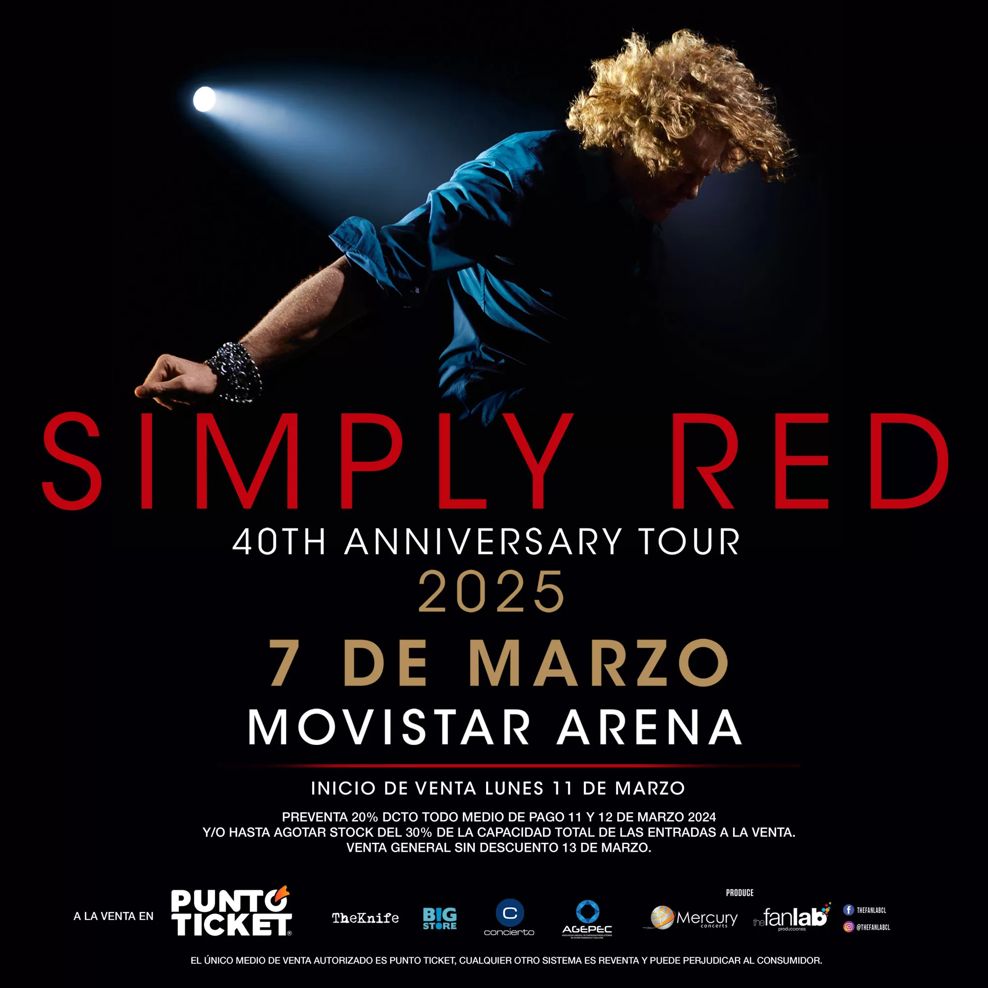 Simply Red vuelve a Chile para celebrar 40 años de historia: Fecha
