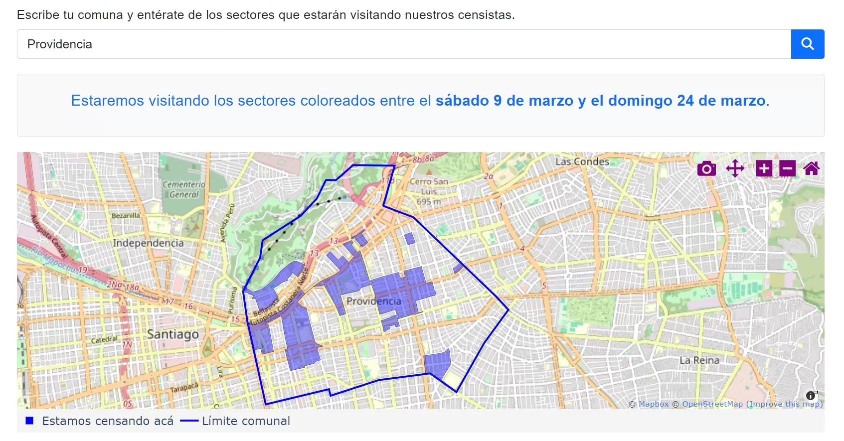 Ejemplo Dónde Está el Censo 2024