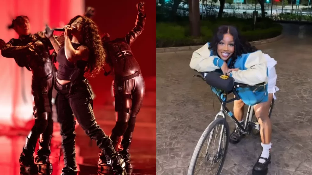 SZA en Chile andando en Bicicleta web