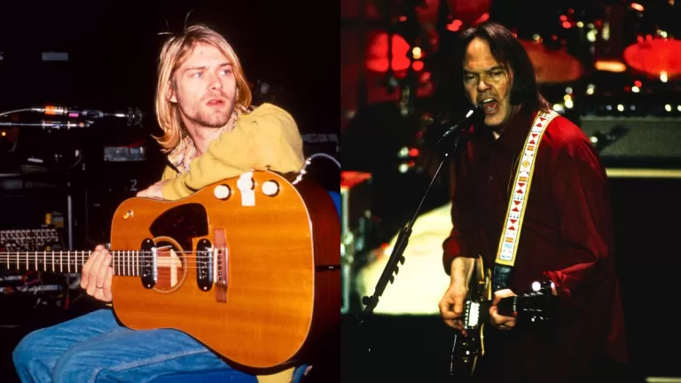 Kurt Cobain Neil Young GettyImages-76161855