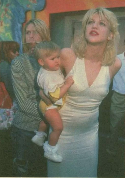 Kurt Cobain y Courtney Love