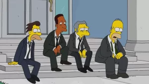 Los Simpson personaje muere funeral