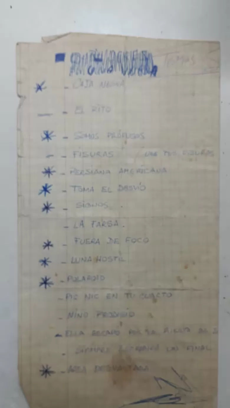 Lista de ideas de Gustavo Cerati La Nación