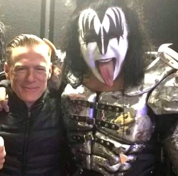 Gene Simmons y Bryan Adams