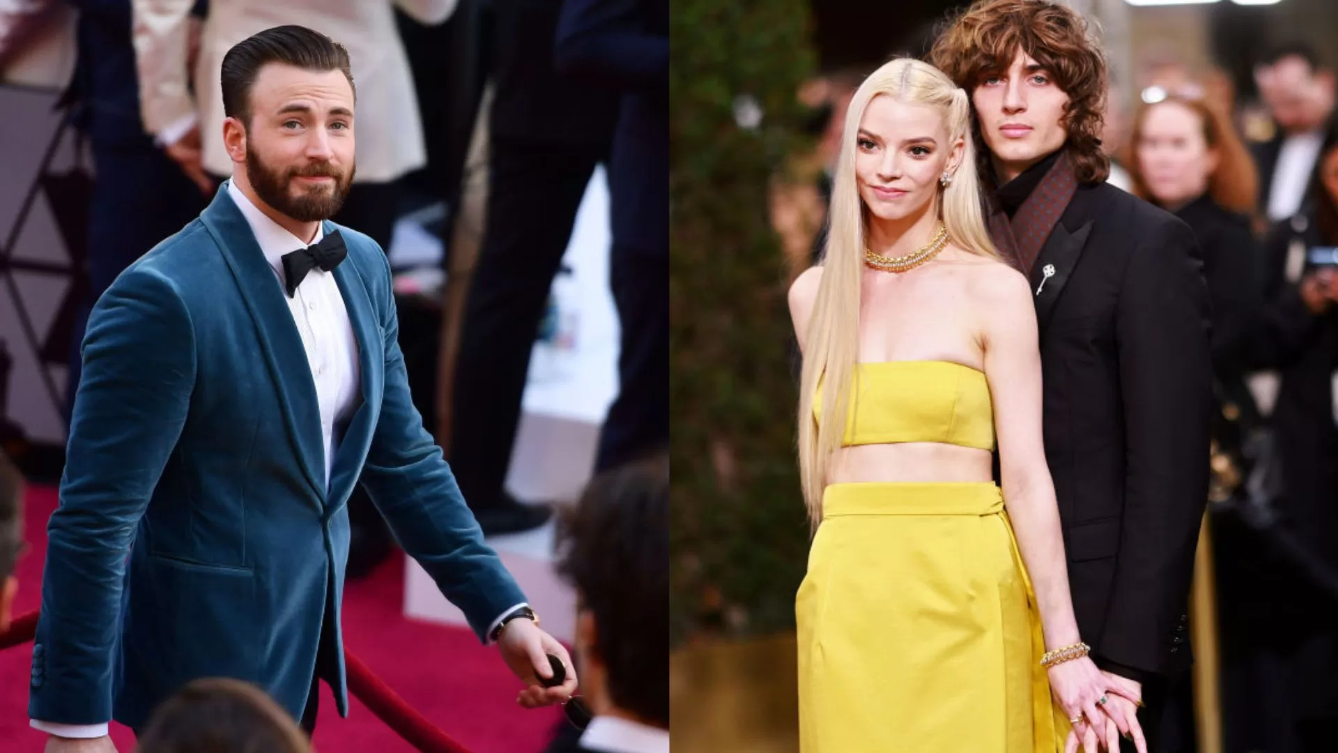 Chris Evans y Anya Taylor Joy, quienes compartirán elenco con Charli XCX