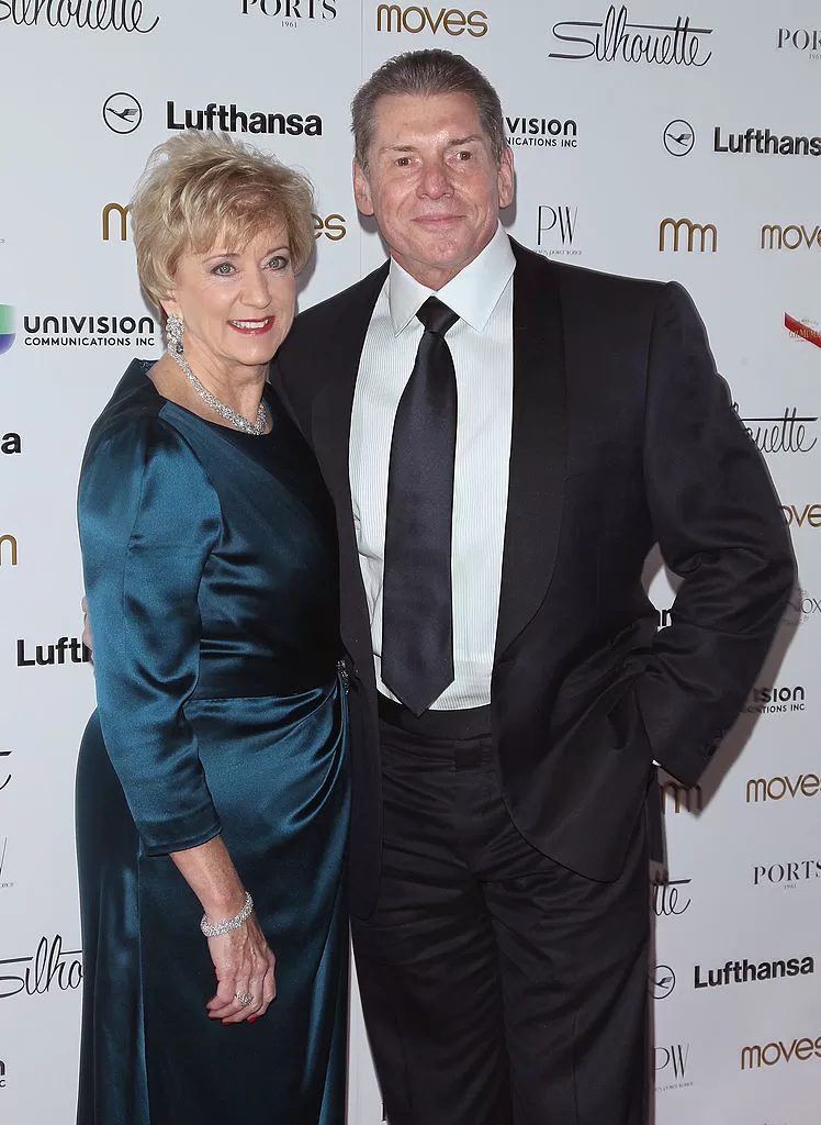 Linda y Vince McMahon en 2013. Foto: Getty Images.
