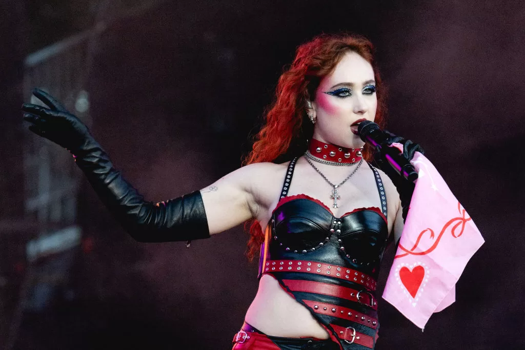 Chappell Roan en vivo. Foto: GettyImages.