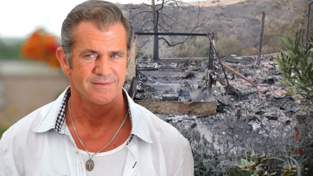 Mel Gibson casa quemada