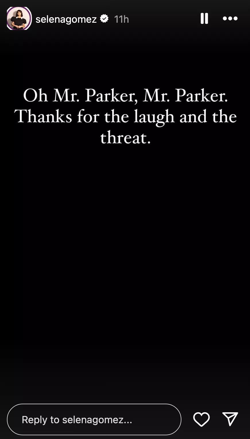 Historia de Selena Gómez. Foto: Instagram. 