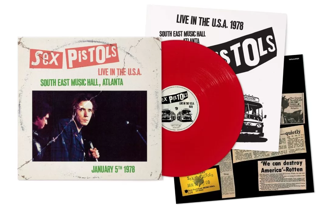 Caja recopilatoria "Live In The USA 1978" de Sex Pistols: Atlanta | sexpistolsofficial.com