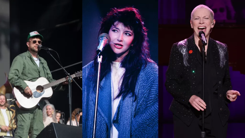 Artistas Kate Bush, Annie Lennox y Damon Albarn