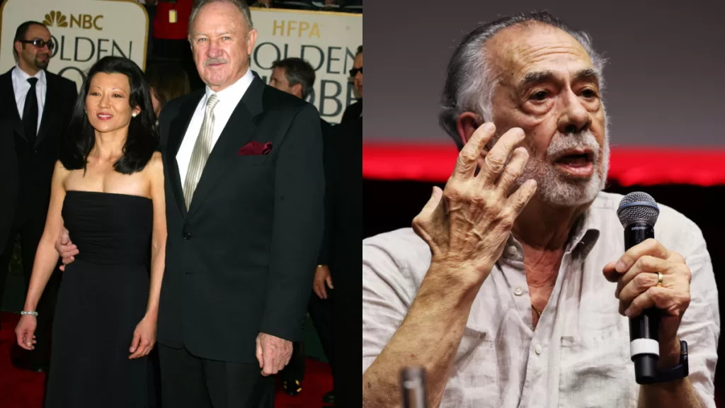 Francis Ford Coppola y Gene Hackman