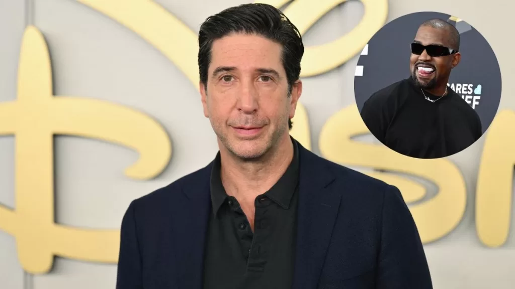 Kanye West DAvid Schwimmer