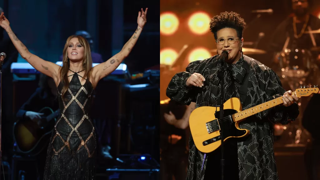 Miley Cyrus y Brittany Howard en SNL Getty Images