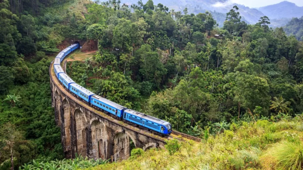 Tren Sri Lanka turista