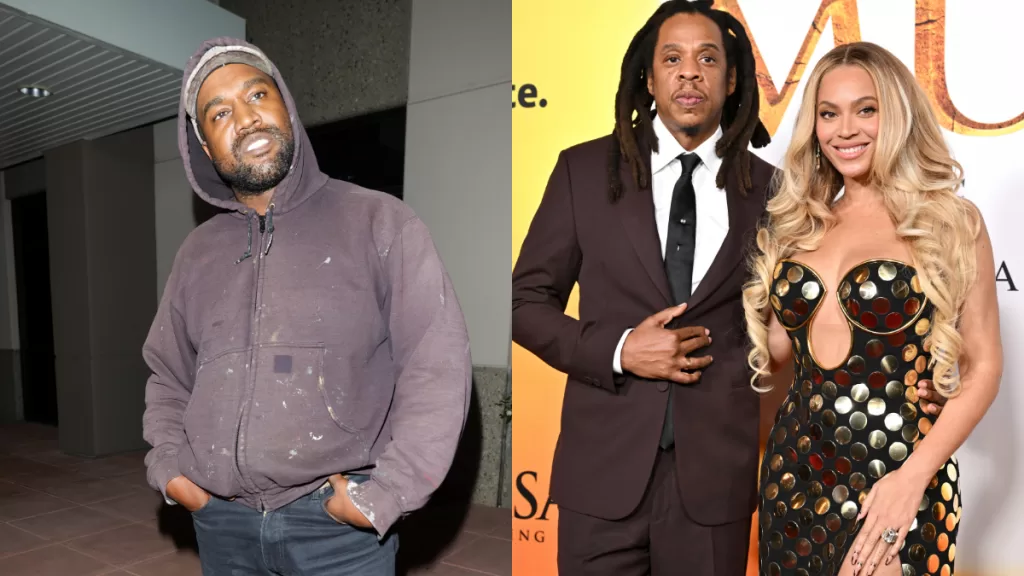 Kanye West, Beyoncé y Jay Z