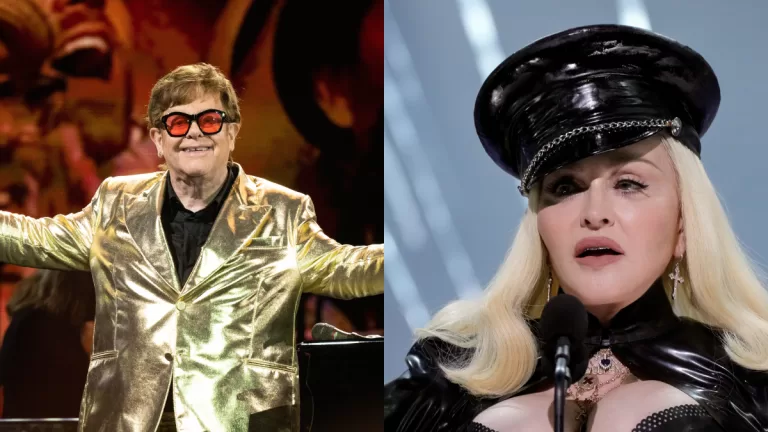 Madonna y Elton John Getty