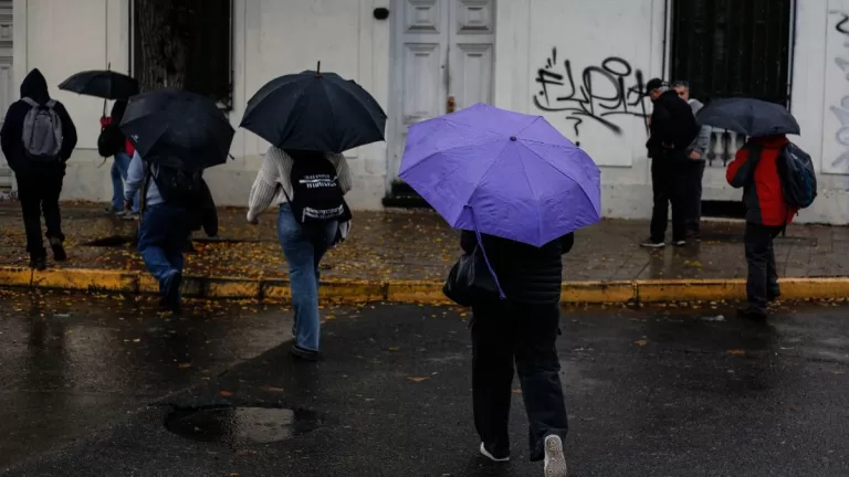 Lluvia en Santiago 26 mayo