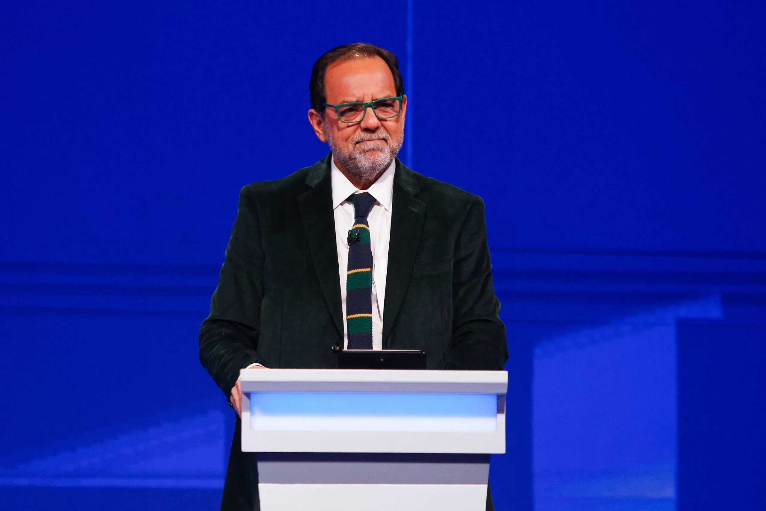 Jaime Mulet en debate televisivo. Foto: Agencia Uno.