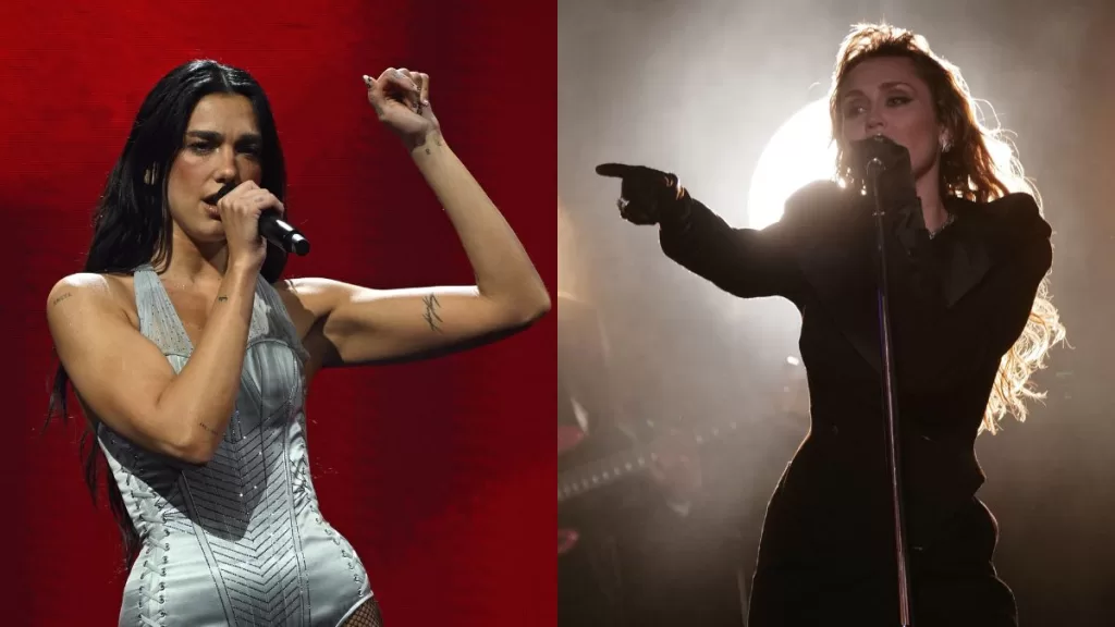 Miley cyrus Dua Lipa