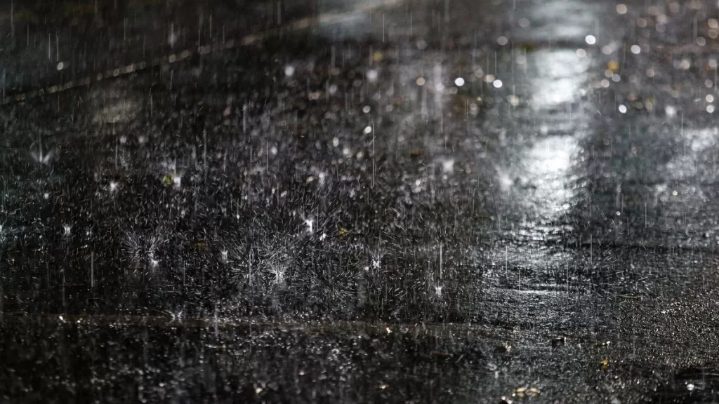 Lluvia en santiago web