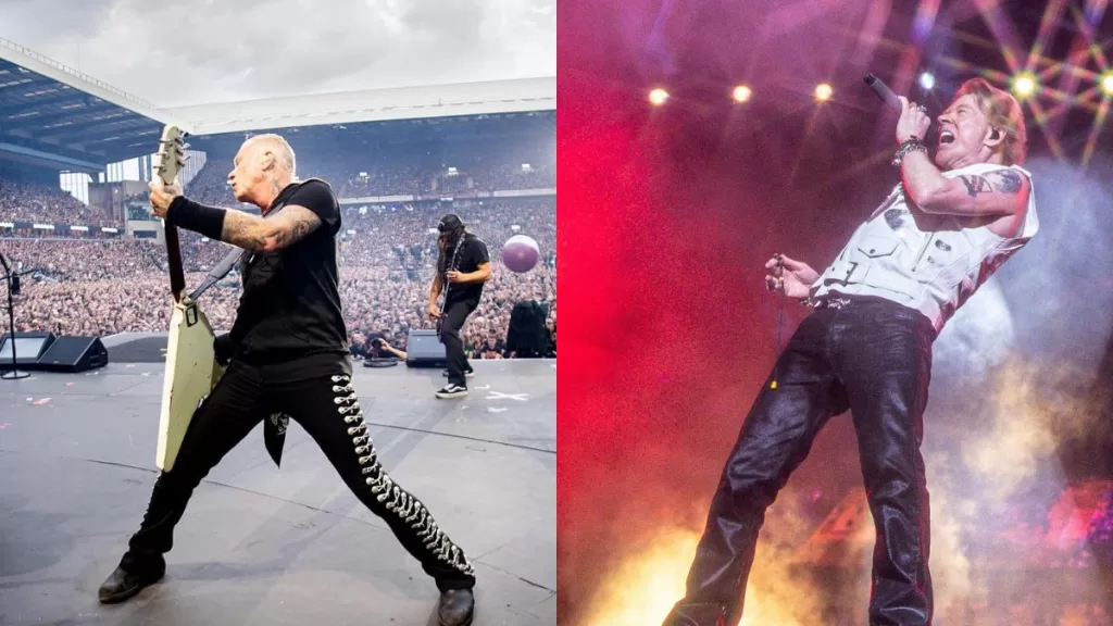 Metallica Guns N Roses Black Sabbath