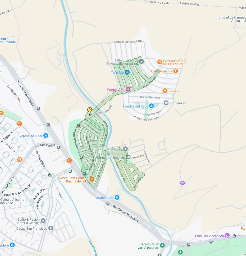 Puente alto corte de agua