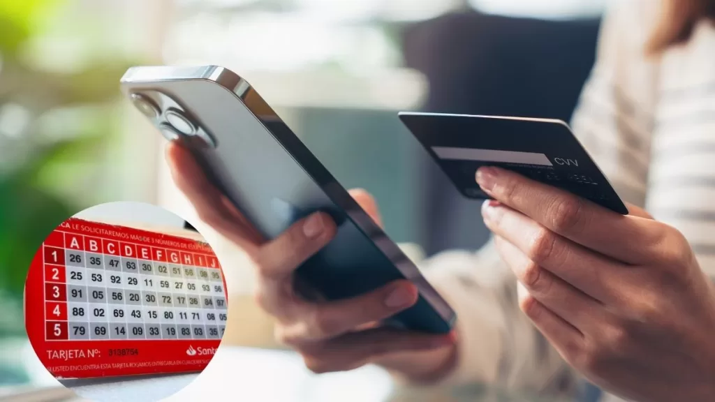 Tarjeta de coordenadas chile