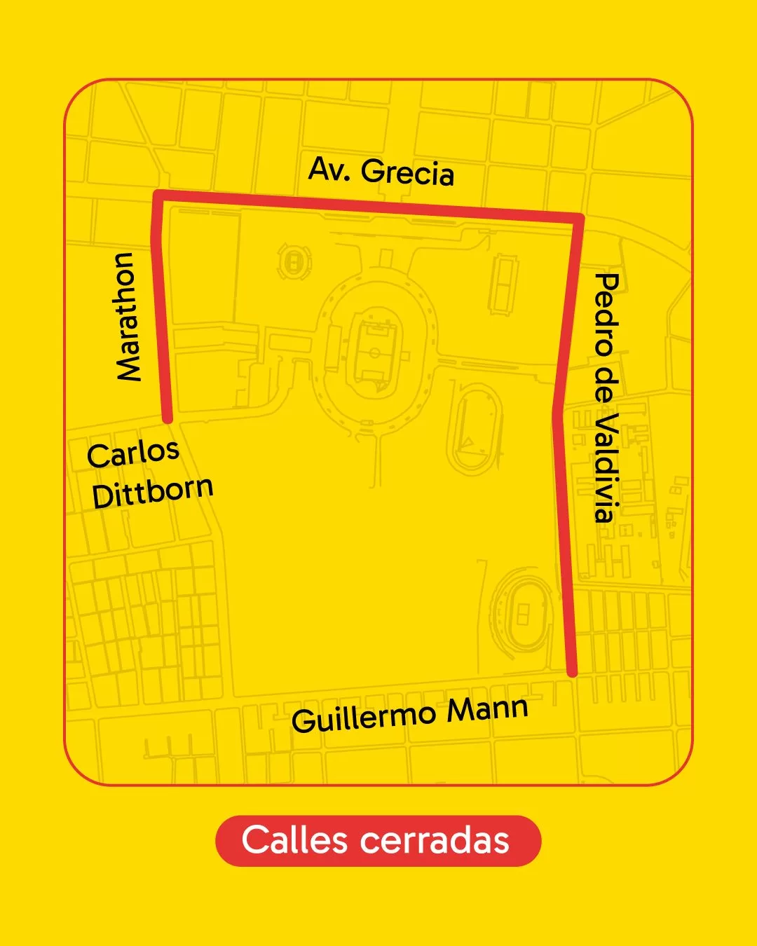 Calles cerradas estado nacional